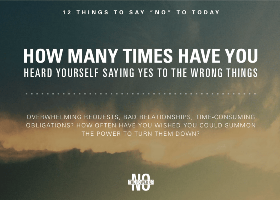 james altucher the power of no